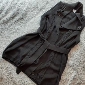 Black nitted cover up